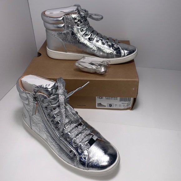 ugg olive metallic sneaker